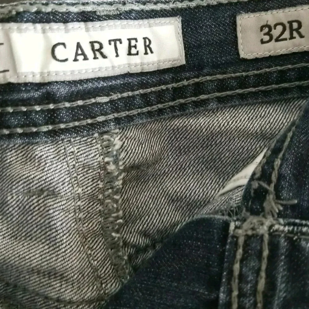 Buckle BKE Carter Straight Leg Dark Wash Jeans Size‎ 32 R Mens Denim